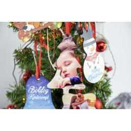 Egyedi karácsonyfadísz