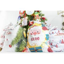 Egyedi karácsonyi ajándékzsák