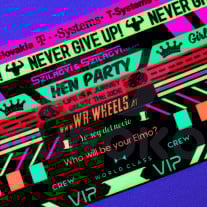 Fluo Szövet Karszalag 15mm