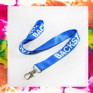 Backstage nyakbaakasztó kék színben