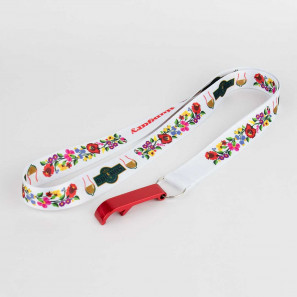 Egyedi feliratos nyakpánt sörnyitóval