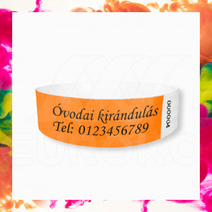 Gyermek tyvek karszalag 25 mm