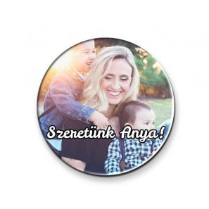 Egyedi hűtőmágnes kör