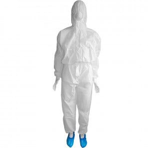 Kapucnis védőoverál 