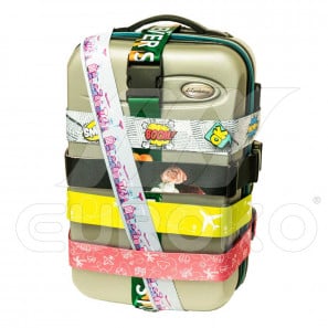 Mintás bőrönd öv