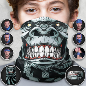 Tube Scarf for Kids Halloween