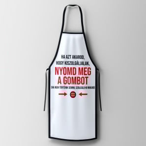 Nyomd meg a gombot kötény