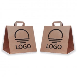 Papírtáska logóval