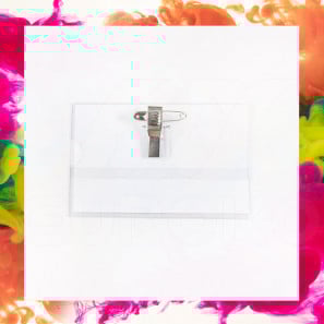 Puha kártyatartó 9X6 csipesszel