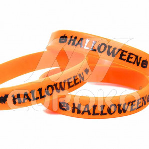 Halloween szilikon karkötő