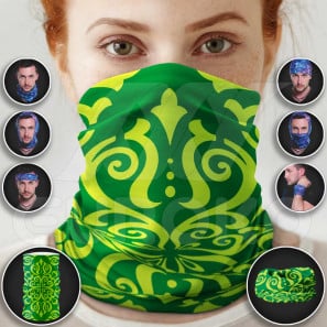 Pre-Finished Tube Scarf for Adults Halloween