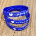 Feliratos szilikon pánt