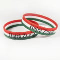 Nemzeti színű szilikon karkötő