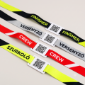 QR kódos karszalag PVC lapkával