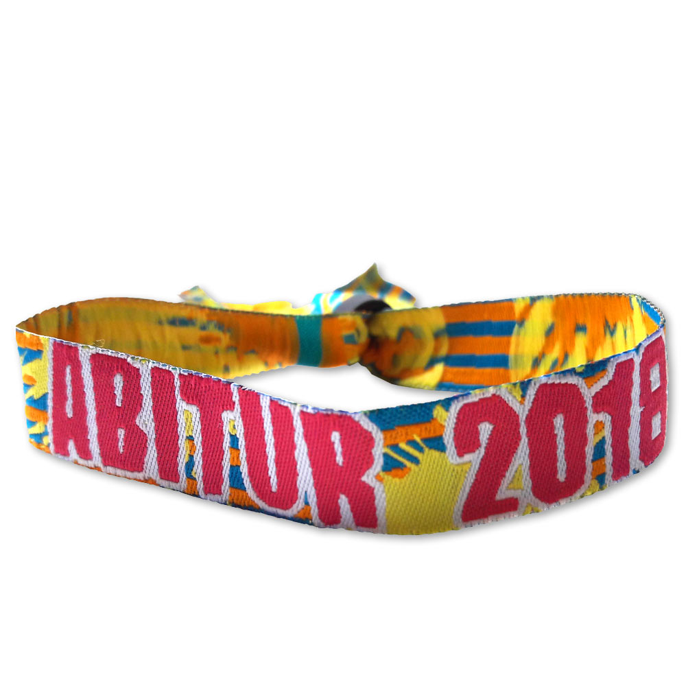 szőtt karszalag, szövött karszalag, szalagavató