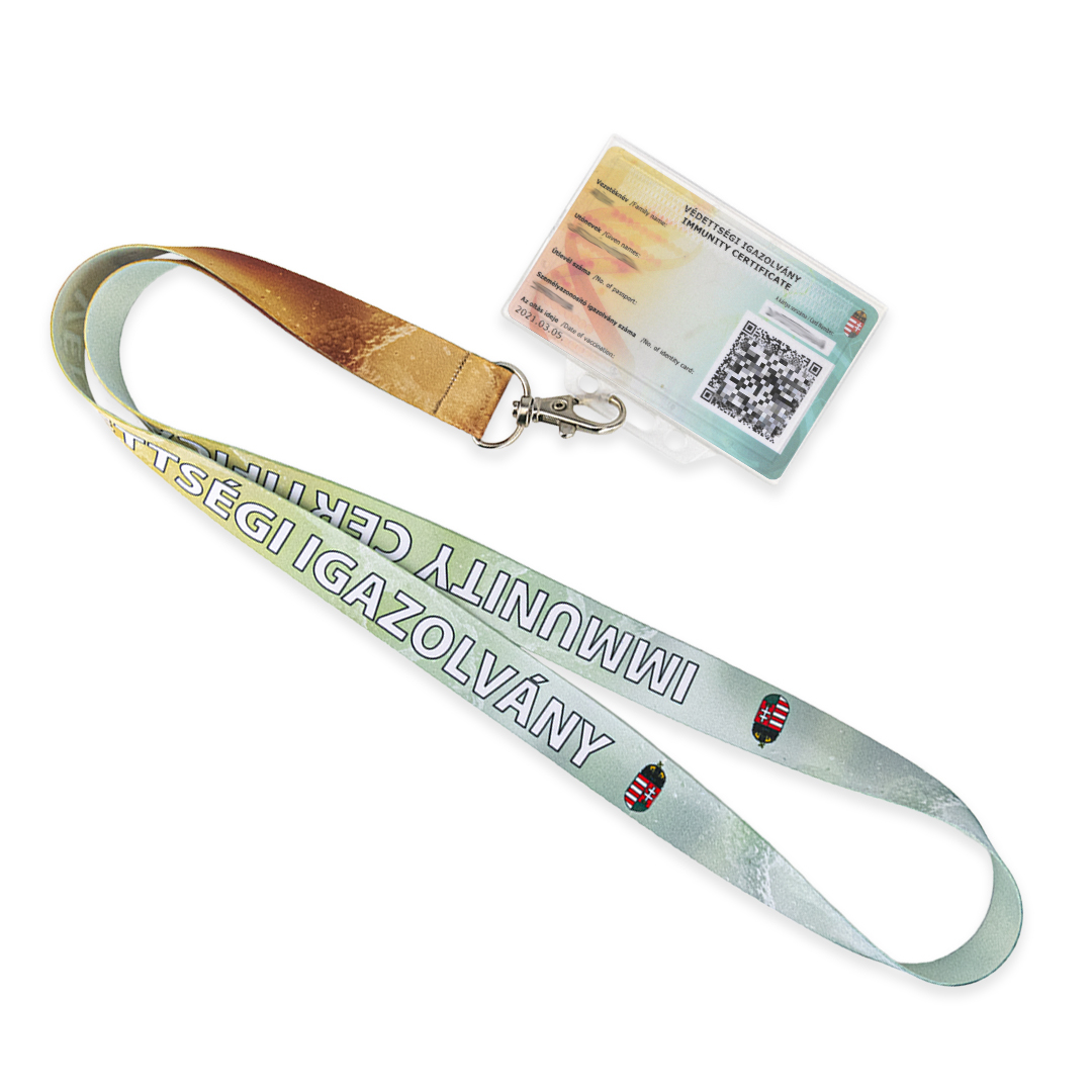 Védettségi igazolvány tartó